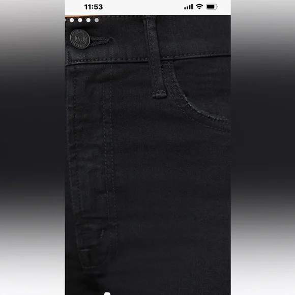 Mother Jeans LIL Hustler ankle fray not guilty size 25 new - Picture 5 of 9